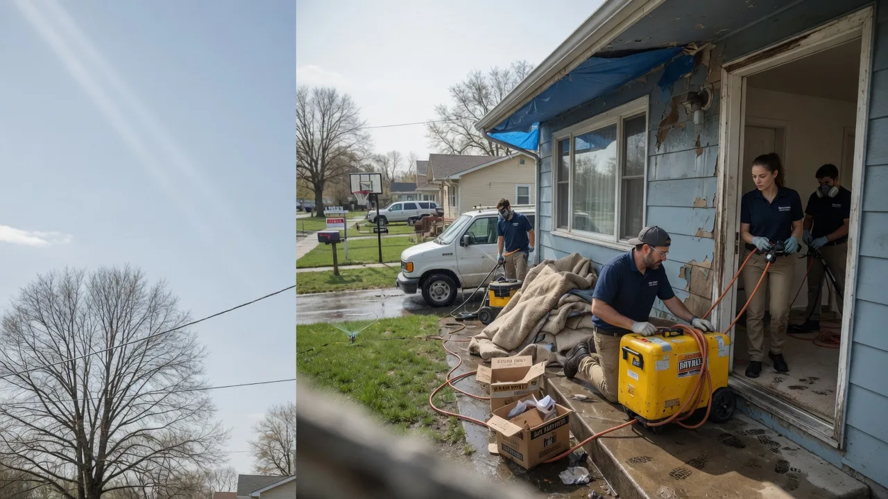 Basement Flood Cleanup in Glendive, MT near me